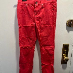Elie Tahari Red Capris